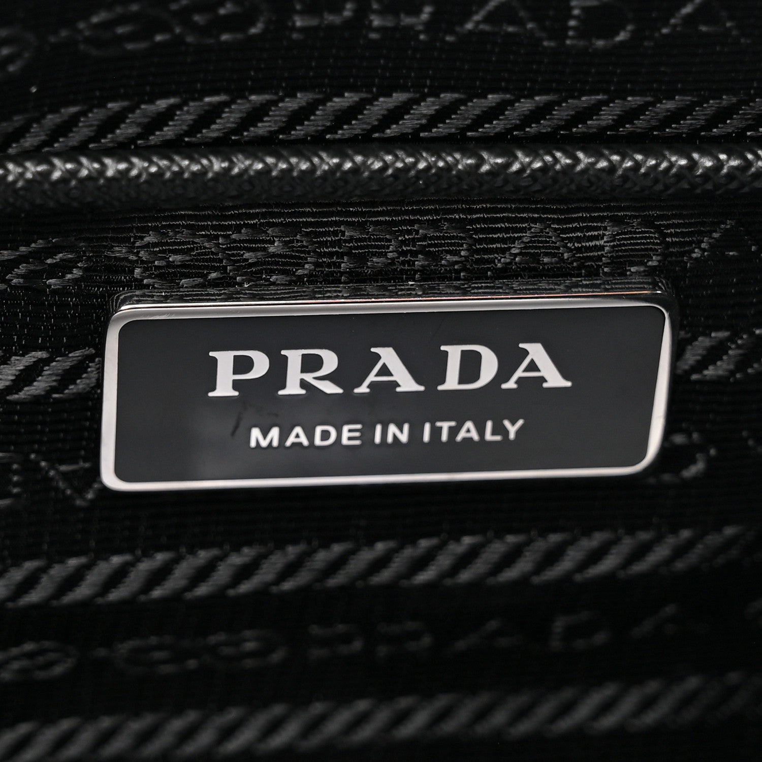 Prada Re-Nylon Vela Saffiano Pocket Single Buckle Messenger Shoulder Bag Black 6 of 9