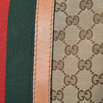Gucci Monogram Vintage Web Medium Boston Tobacco 21 of 26