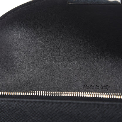 Celine Grained Calfskin Large Trotteur Multifunction Flap Wallet Black 7 of 8