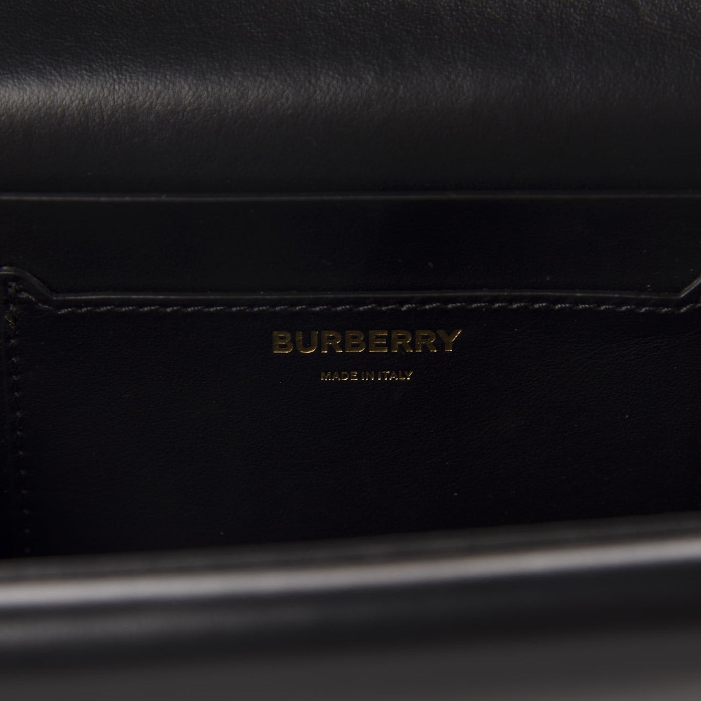 Smooth Calfskin Quilted Check TB Envelope Belt Bag Black