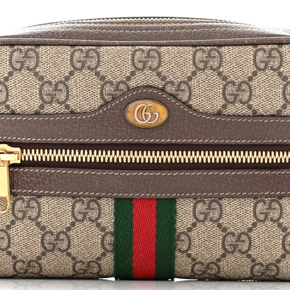 Gucci GG Supreme Monogram Web Small Ophidia Belt Bag 95/38 Dark Brown 8 of 12