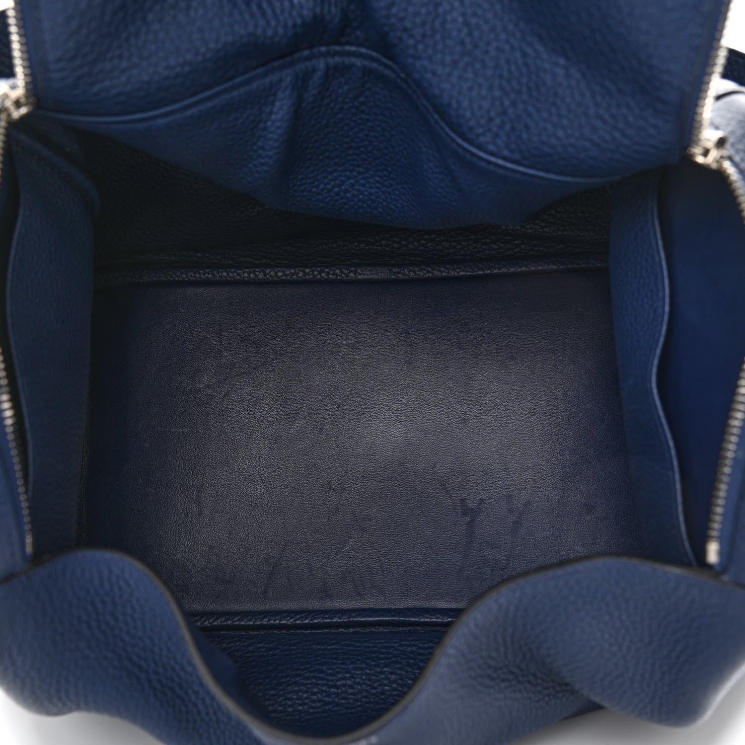 Hermes Taurillon Clemence Lindy 34 Bleu Saphir 5 of 10