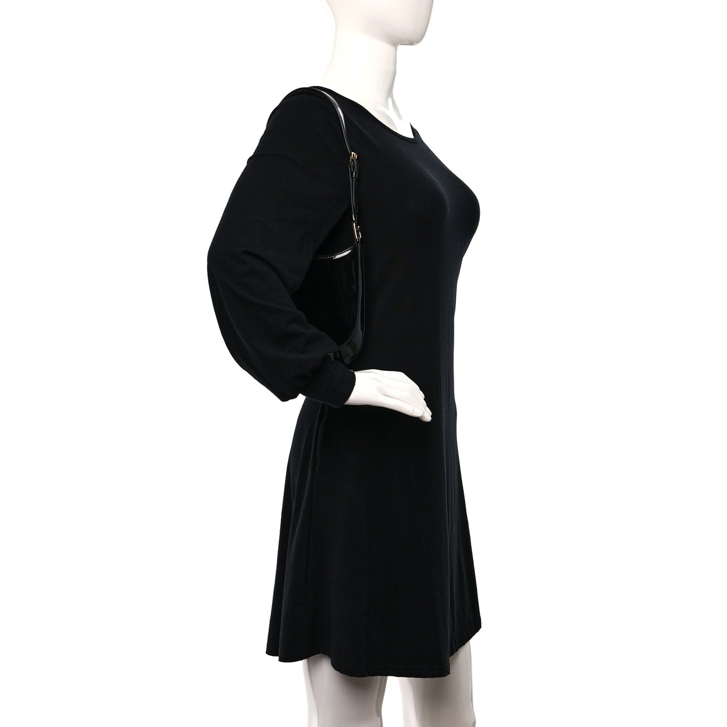 Vernice Cleo Adjustable Strap Shoulder Bag Black