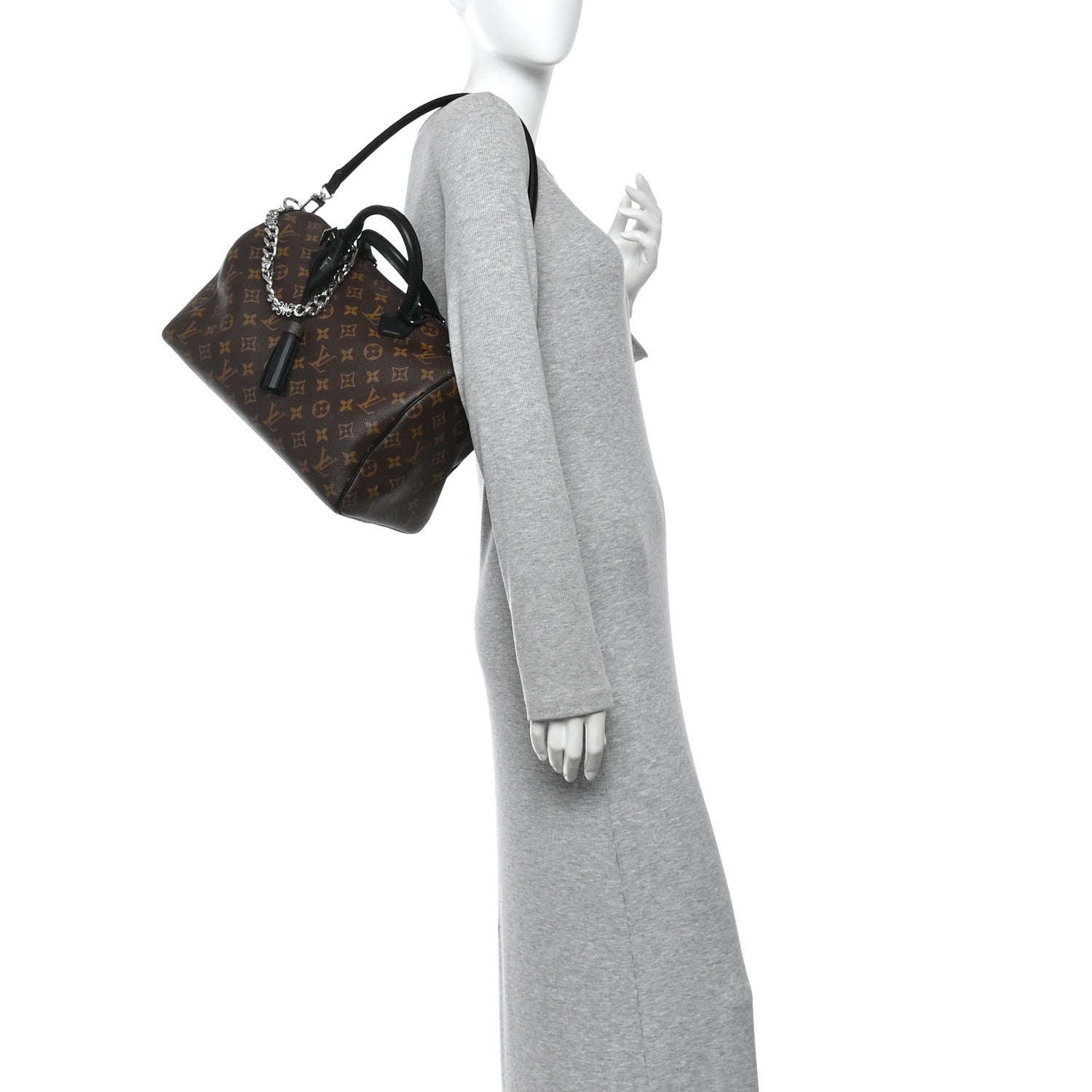 Louis Vuitton Monogram Speedy Soft 30 Dark 2 of 9