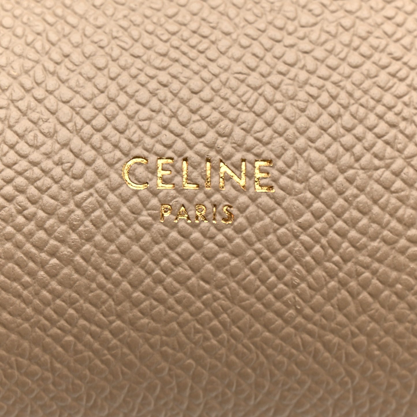 Grained Calfskin Micro Belt Bag Light Taupe