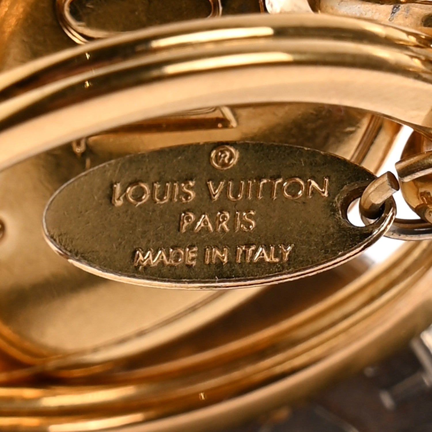 Louis Vuitton 101 Champs Elysees Maizeon Key Holder Gold 3 of 6