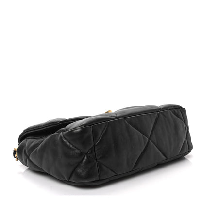 Chanel Lambskin Quilted Medium Chanel 19 Flap Black 4 of 8