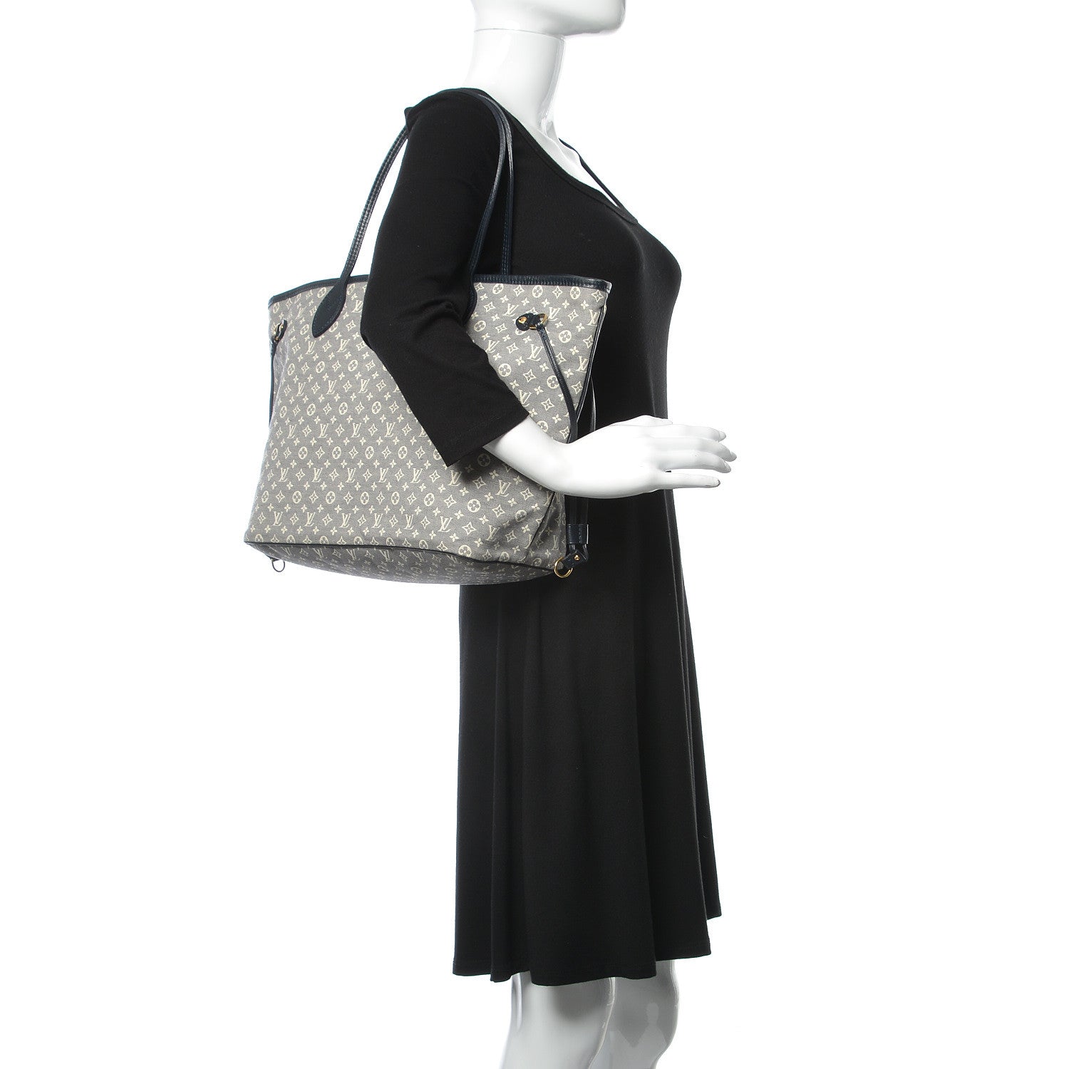 Louis Vuitton Monogram Idylle Neverfull MM Encre 2 of 9