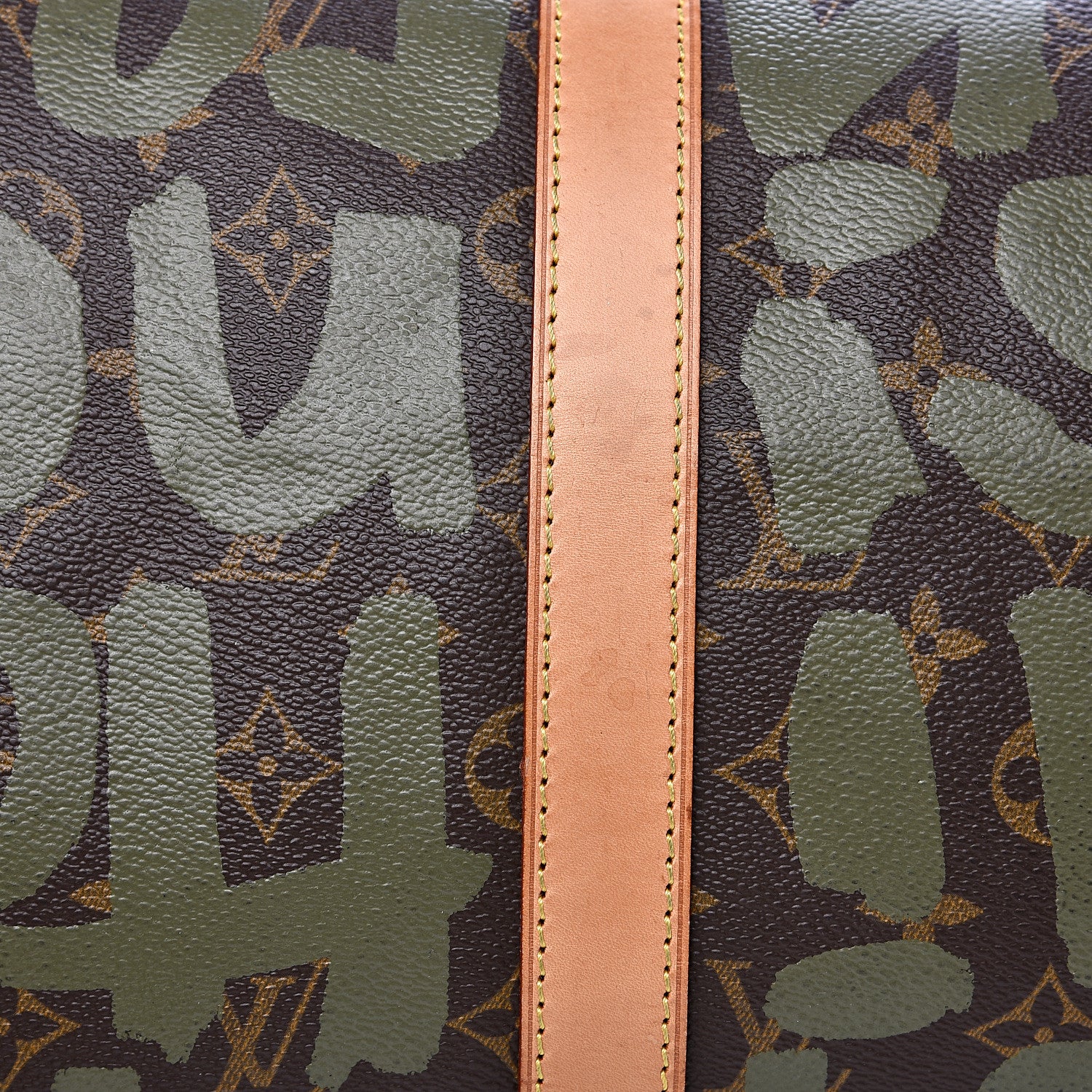Louis Vuitton Graffiti Keepall 50 Kaki 8 of 17