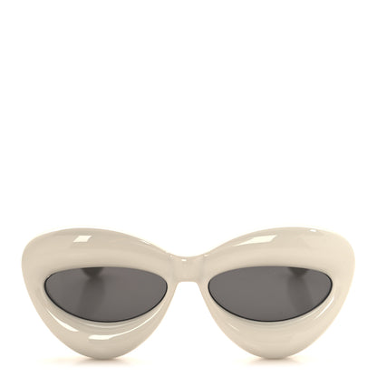 Loewe Acetate Inflated Cat-Eye Sunglasses LW40097I White 2 of 7