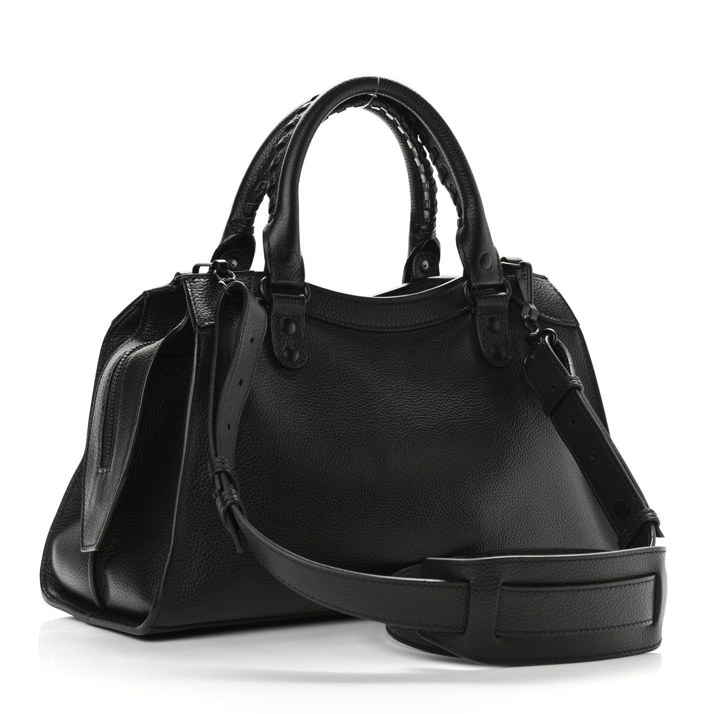 Grained Calfskin Neo Classic Black Hardware S City Black
