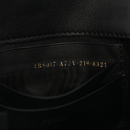 Fendi Nappa FF 1974 Embossed Mini Baguette Black 7 of 12