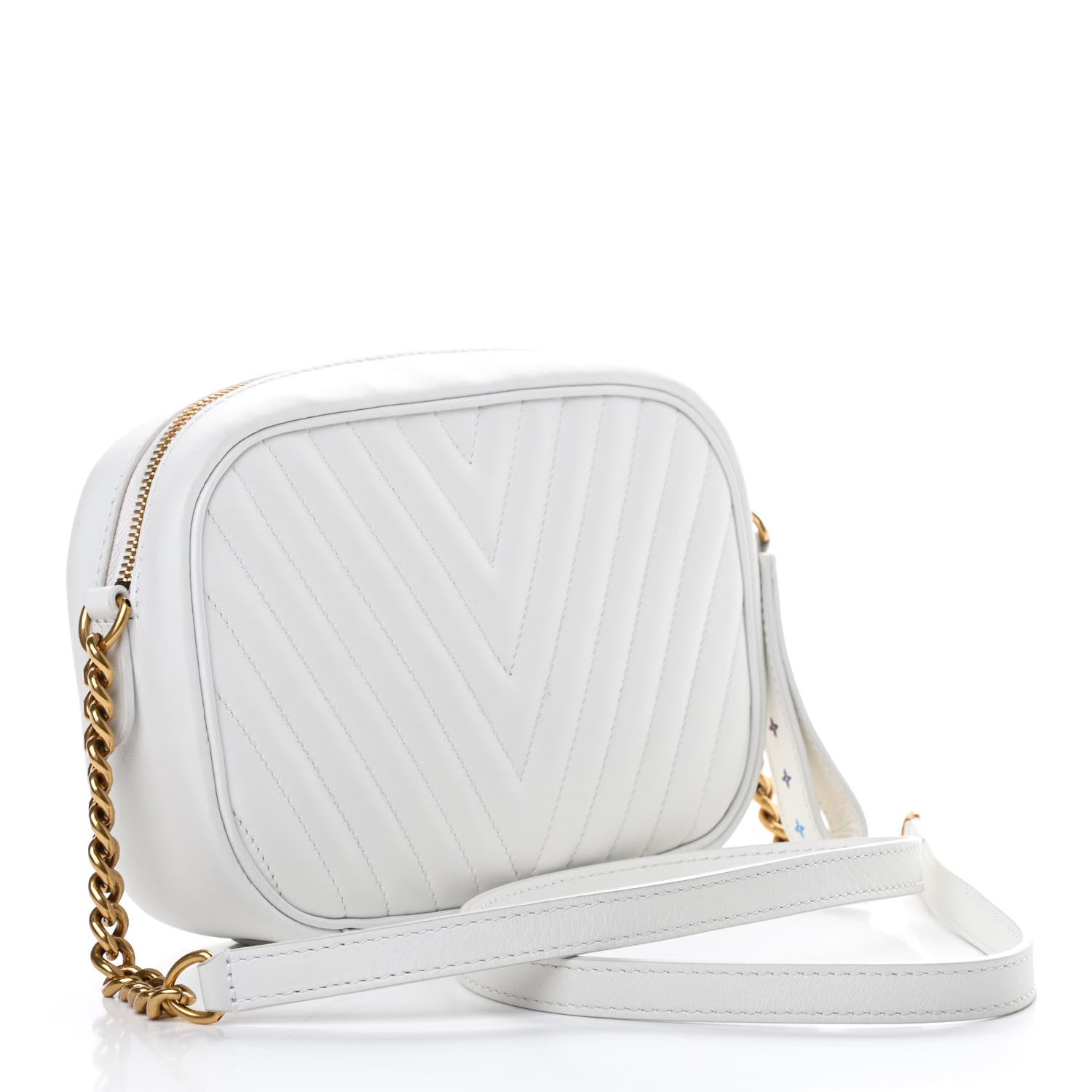 Louis Vuitton Calfskin New Wave Camera Bag White 3 of 11