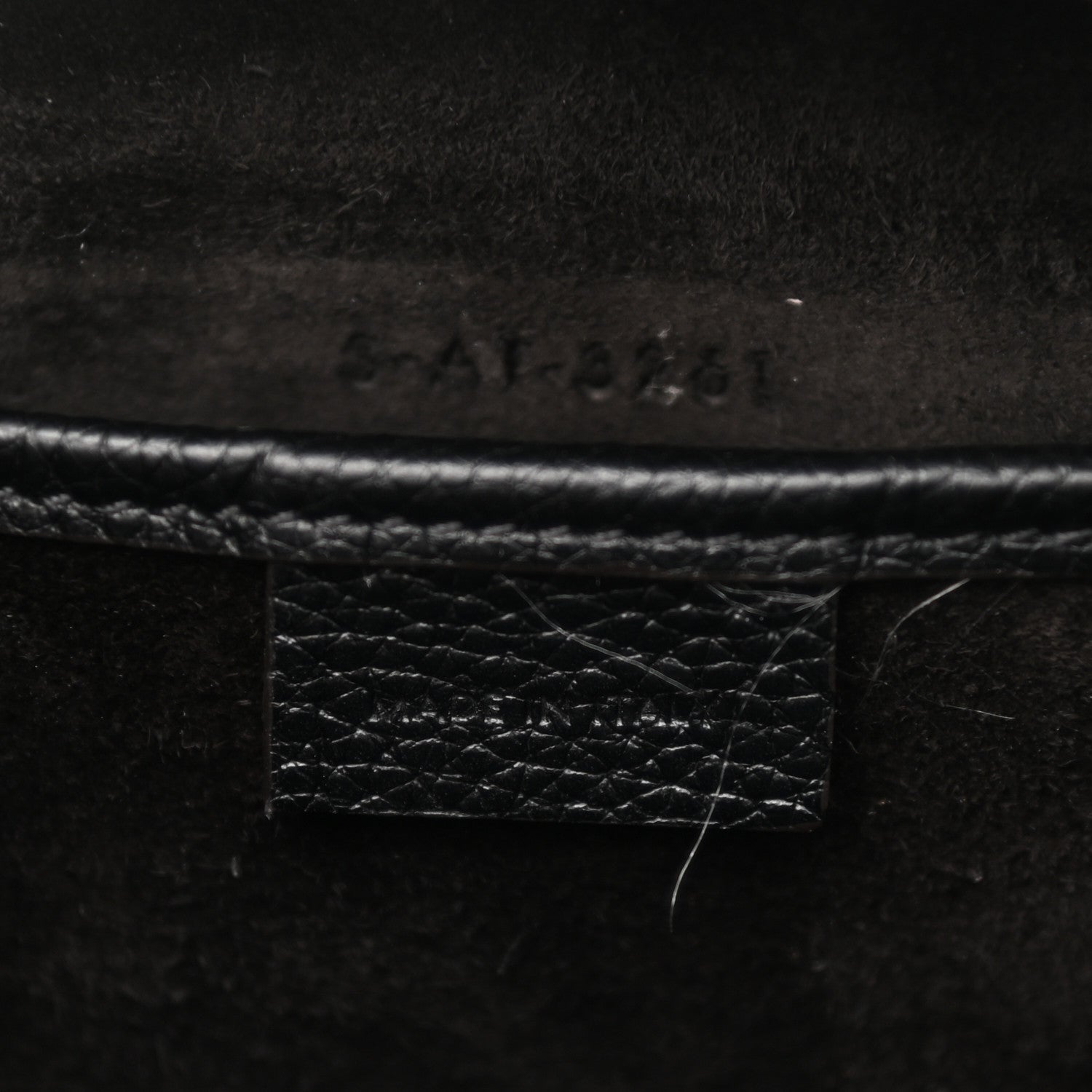 Celine Drummed Calfskin Nano Luggage Black 11 of 12