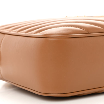 Saint Laurent Calfskin Matelasse Monogram Lou Camera Bag Cinnamon 9 of 11
