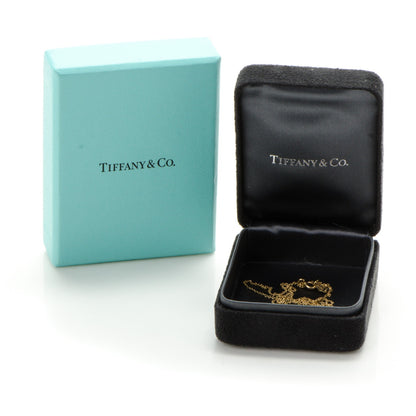 Tiffany 18K Yellow Gold Platinum Diamond Etoile Heart Pendant Necklace 6 of 6