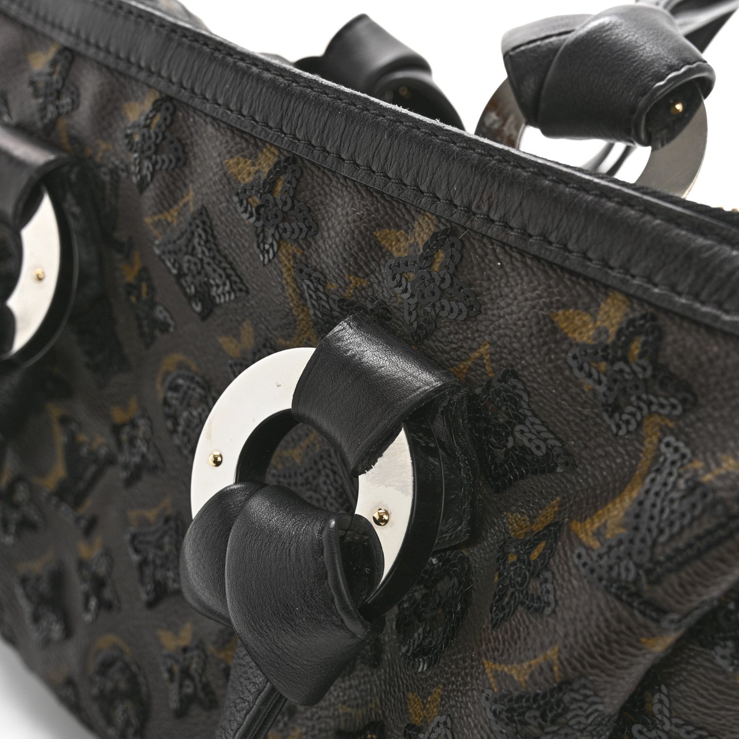 Louis Vuitton Monogram Sequins Eclipse Speedy 28 Black 17 of 18