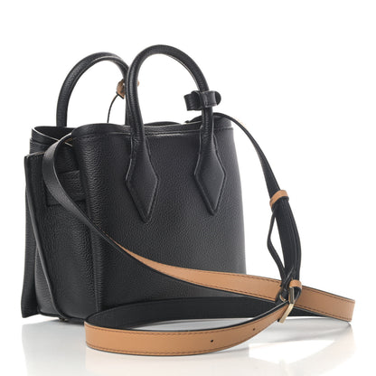 MCM Grained Calfskin Mini Milla Tote Black 2 of 4
