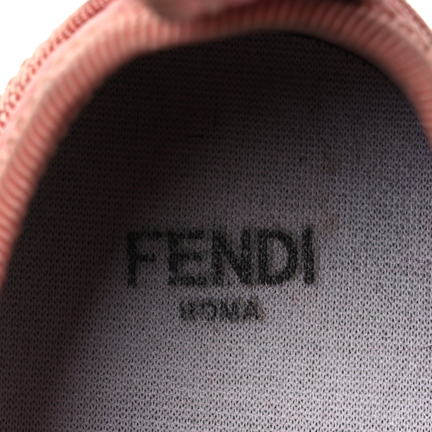 Fendi Corda FF Promenade Low Top Sneakers 36.5 Pink 9 of 15