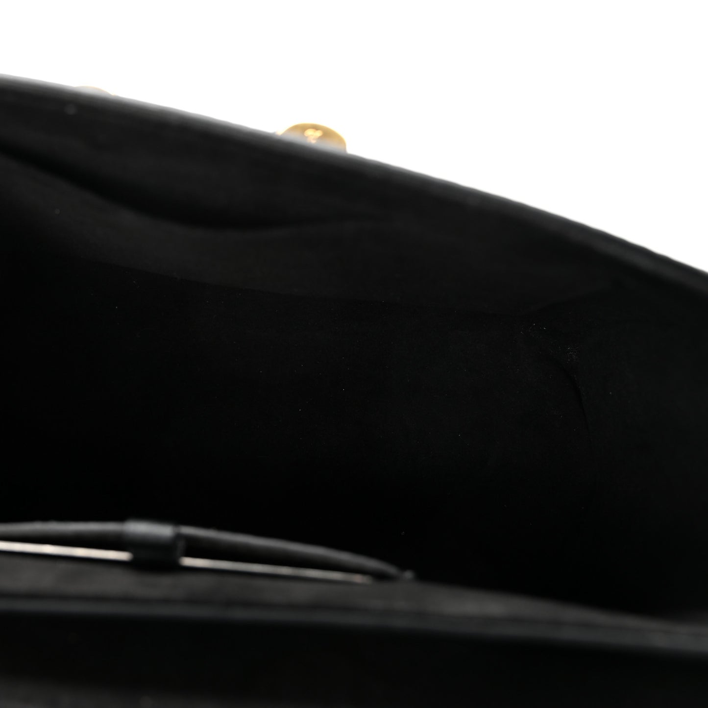Taurillon Smooth Calfskin Scrunchie Twist One Handle MM Black
