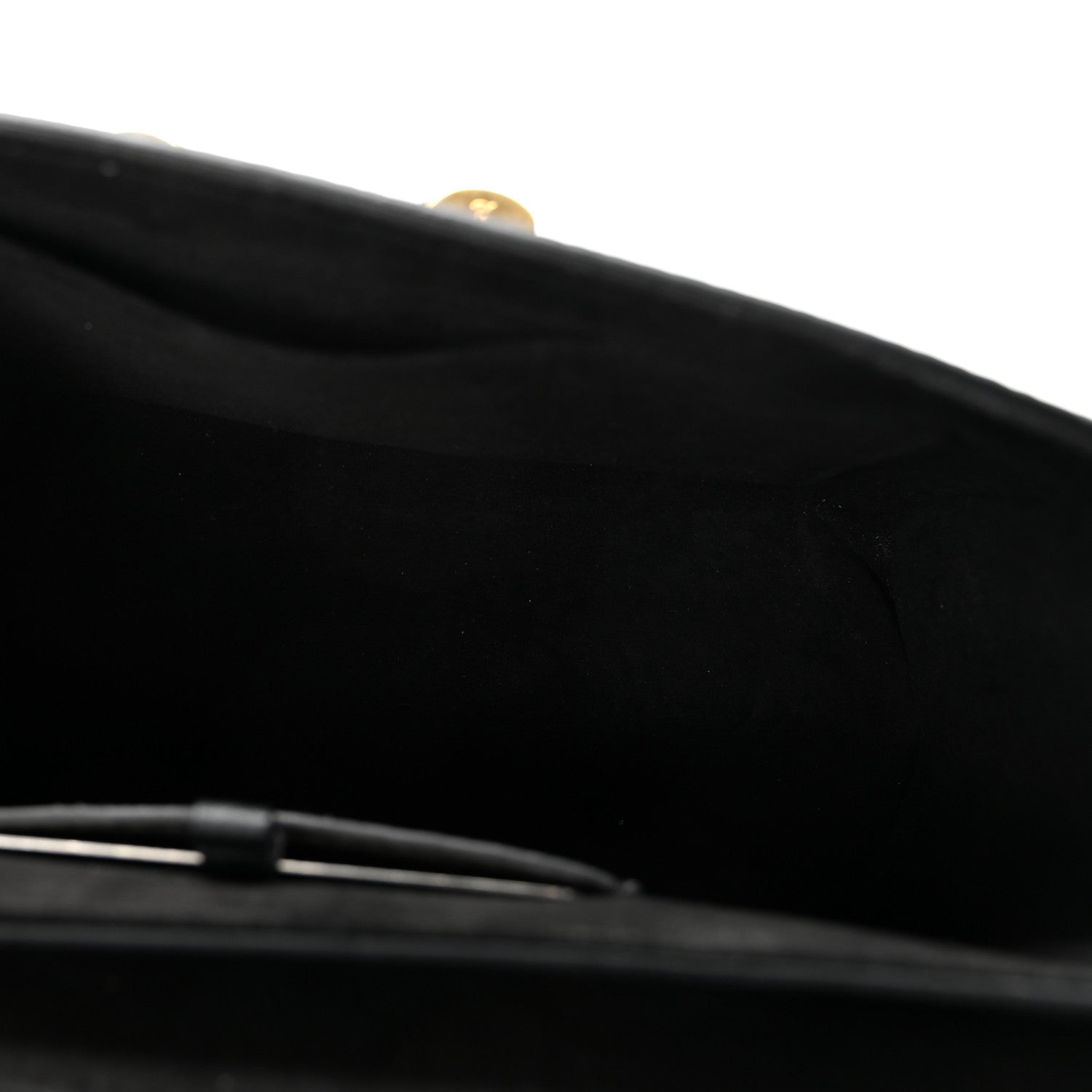 Louis Vuitton Taurillon Smooth Calfskin Scrunchie Twist One Handle MM Black 5 of 10
