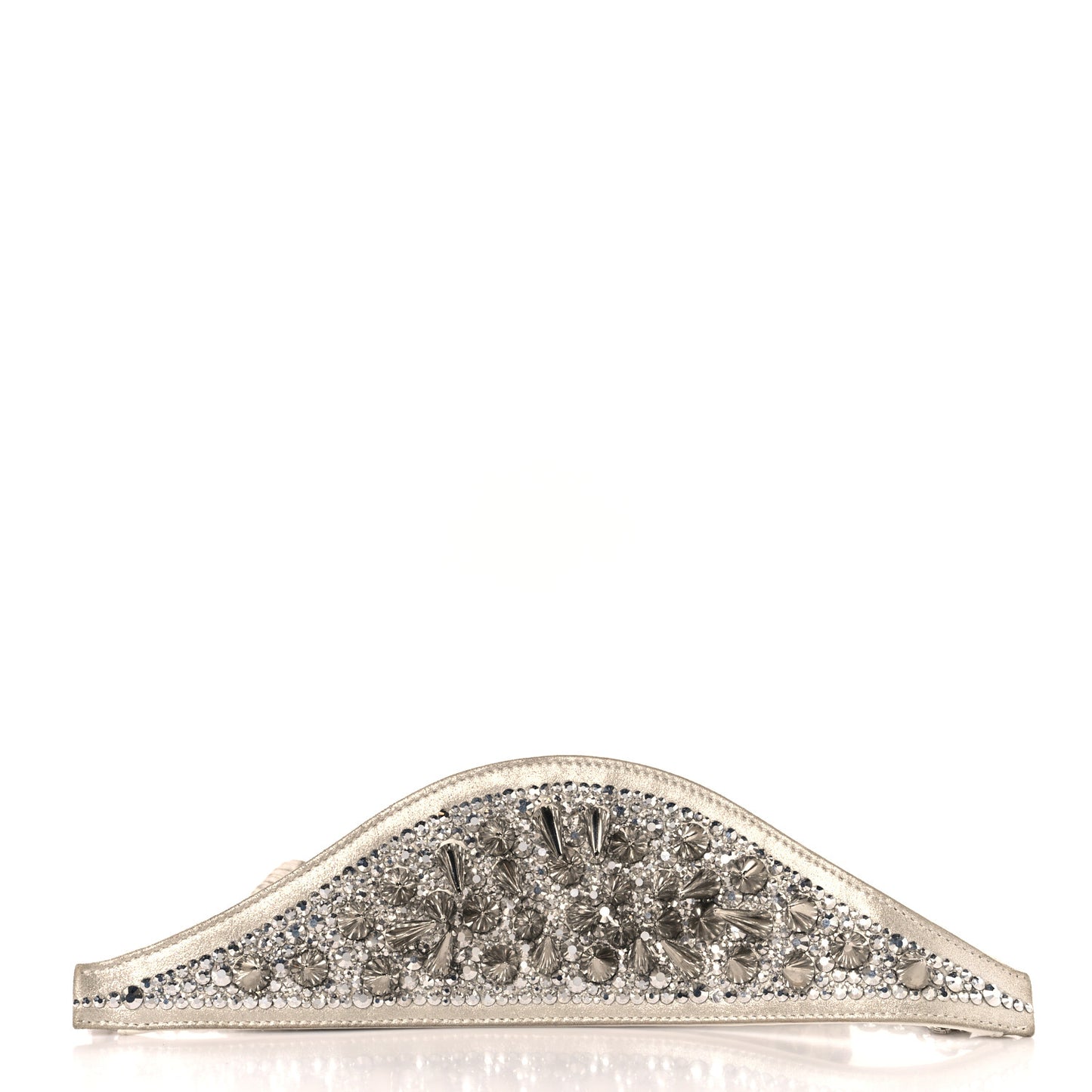 Snakeskin Artemis Spike Strap White