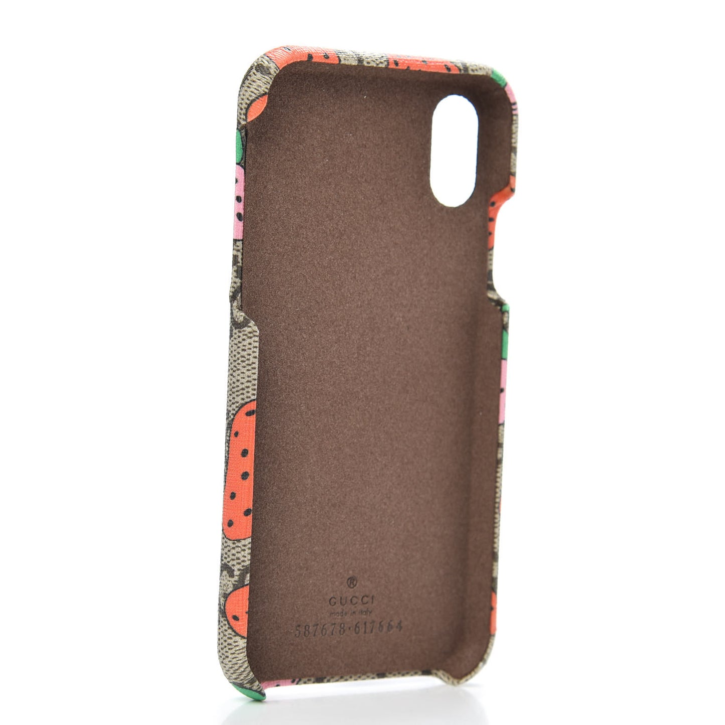 GG Supreme Monogram Strawberry iPhone X/XS Case