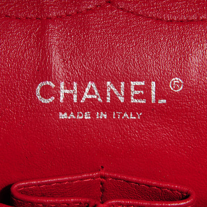 Chanel Patent Quilted Jumbo Double Flap Dark Red 8 of 9