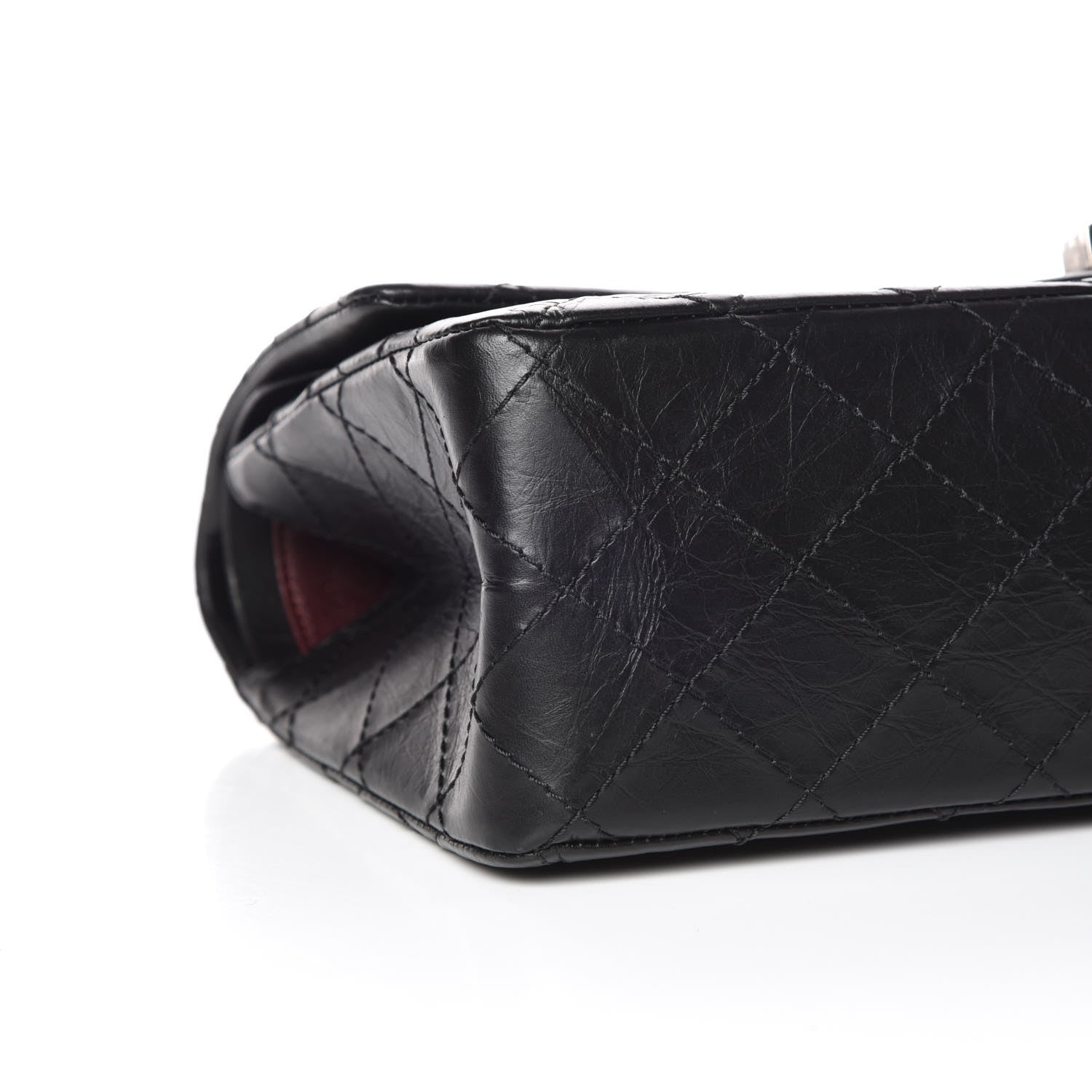 Chanel Aged Calfskin Quilted 2.55 Reissue 226 Flap Black 5 of 10