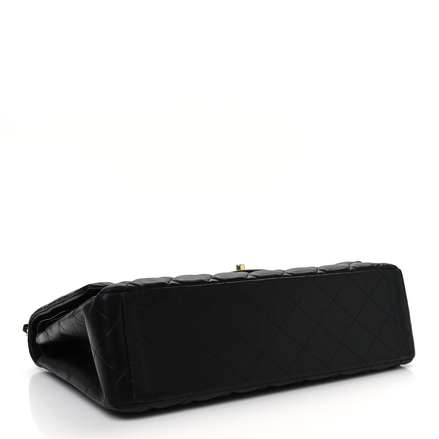 Chanel Lambskin Quilted Maxi Double Flap Black 4 of 13