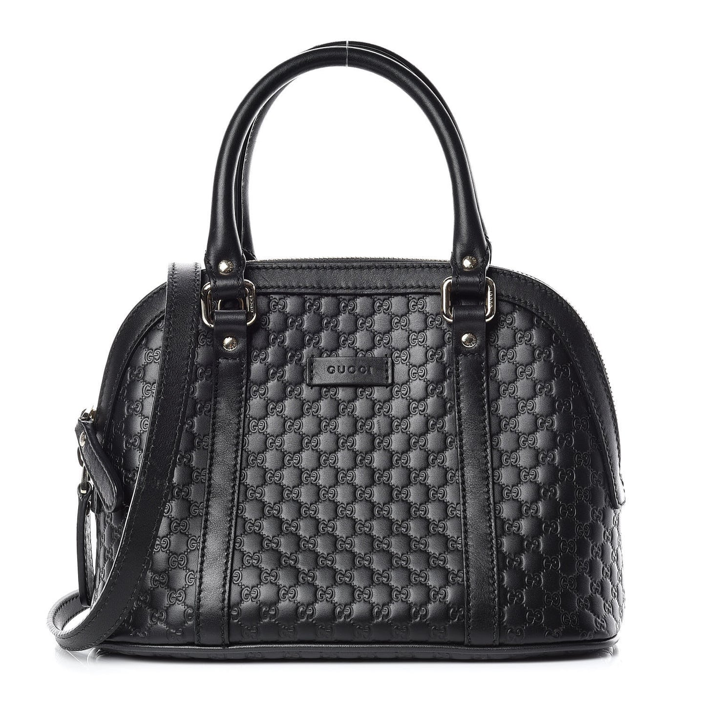 Microguccissima Mini Dome Bag Black