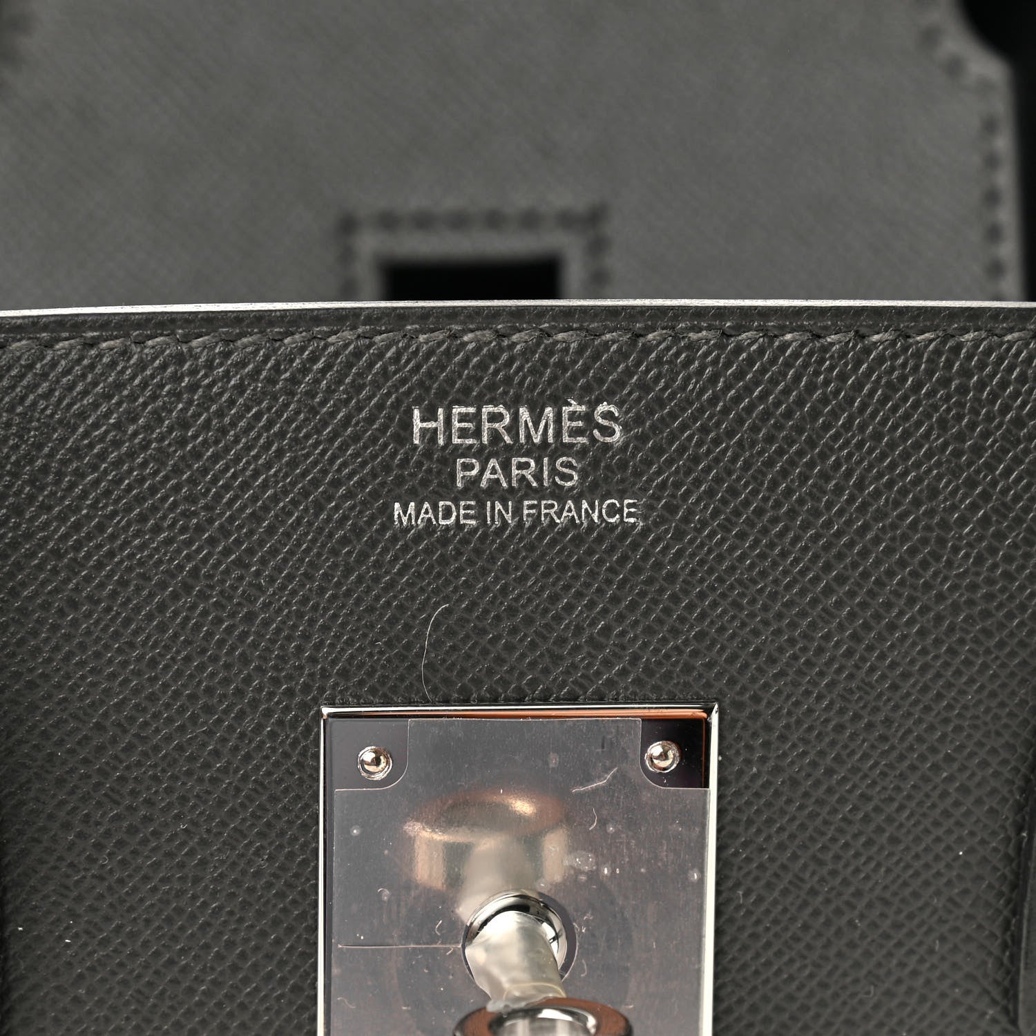 Hermes Grained Monsieur Birkin Sellier 30 Graphite 5 of 10
