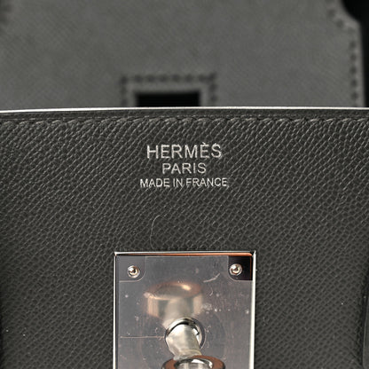 Hermes Grained Monsieur Birkin Sellier 30 Graphite 5 of 10
