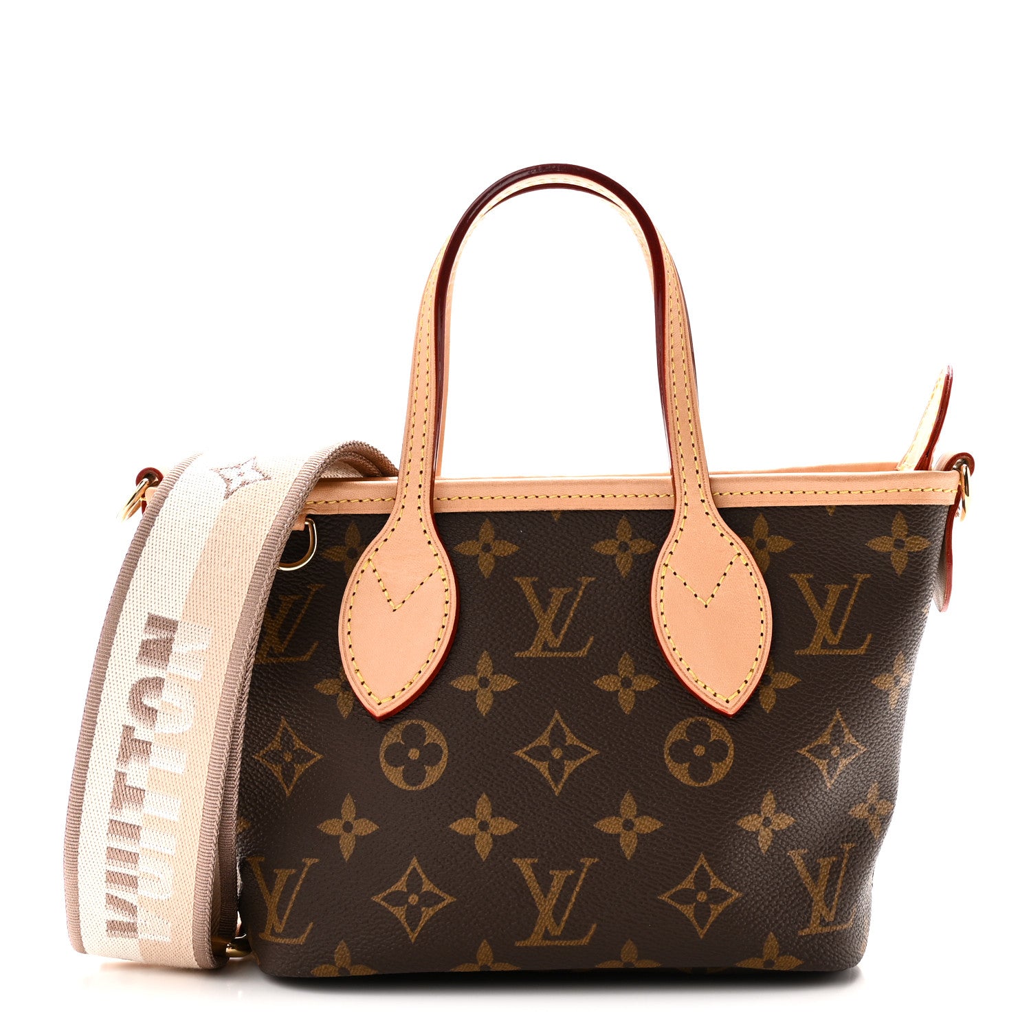 Louis Vuitton Monogram Neverfull BB Beige 1 of 12