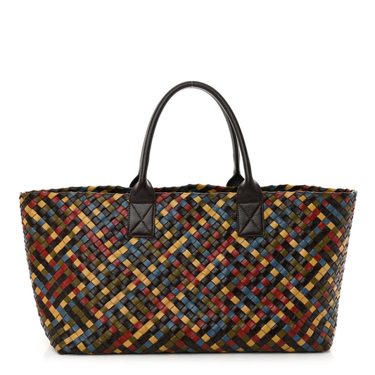 Nappa Intrecciato Medium Cabat Multicolor