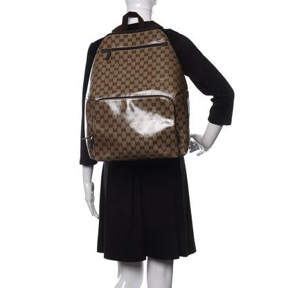Gucci Crystal Monogram Backpack Dark Brown 2 of 13