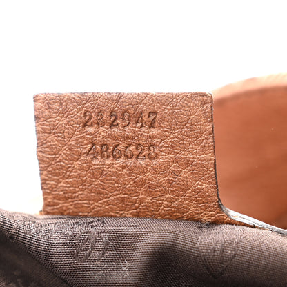 Gucci Monogram Medium Bamboo Bar Tote Brown 7 of 12