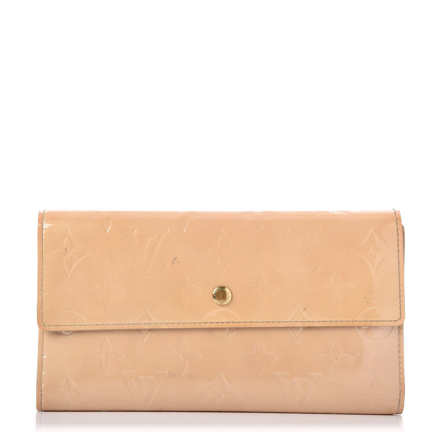 Louis Vuitton Vernis Porte Tresor International Wallet Beige 1 of 12