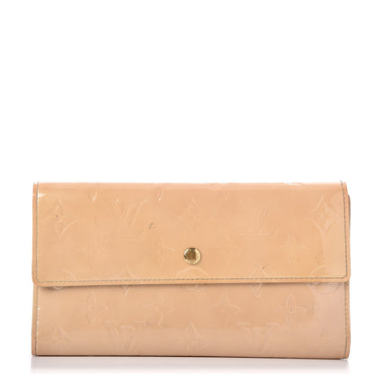 Louis Vuitton Vernis Porte Tresor International Wallet Beige 1 of 12