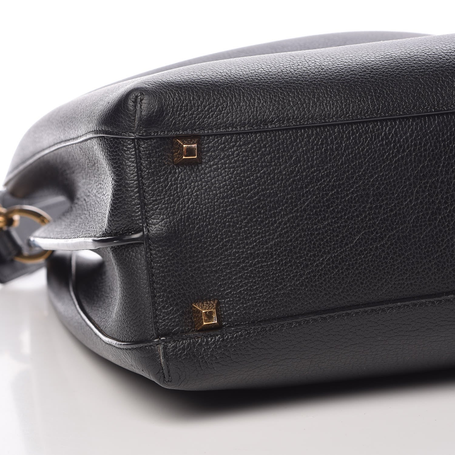 MCM Grained Calfskin Large Milla Hobo Black 13 of 14