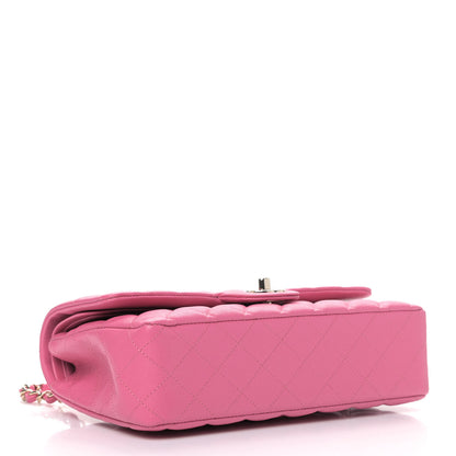 Chanel Caviar Quilted Medium Double Flap Pink 3 of 9
