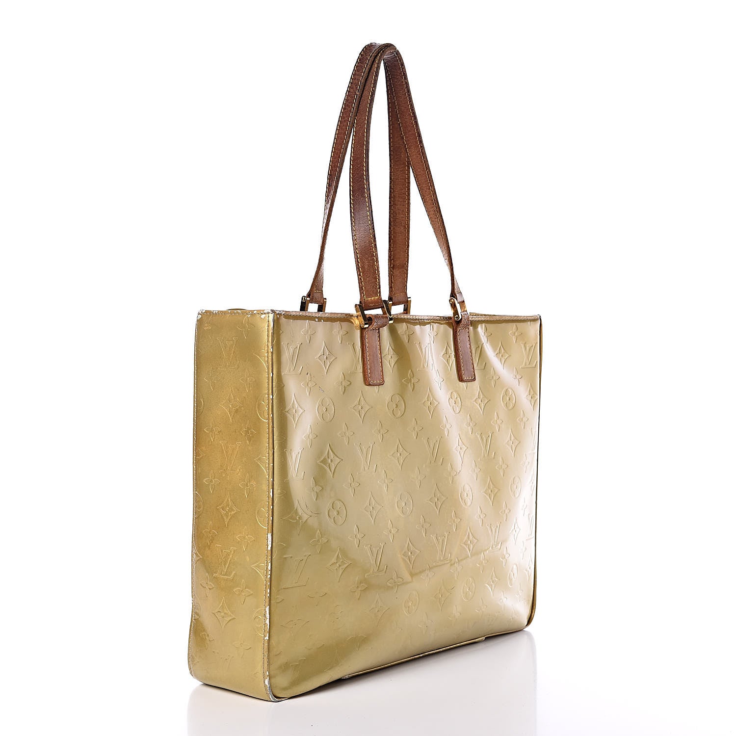 Louis Vuitton Vernis Columbus Silver 3 of 57