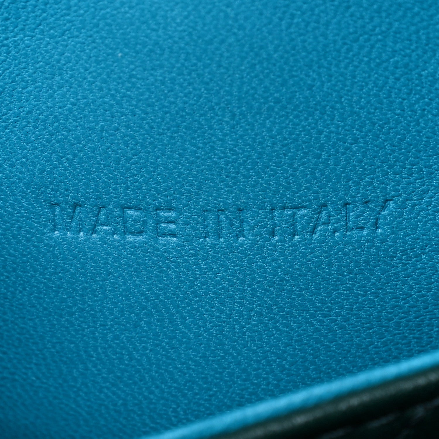 Christian Dior Lambskin Cannage Mini New Lock Pouch Blue 6 of 12