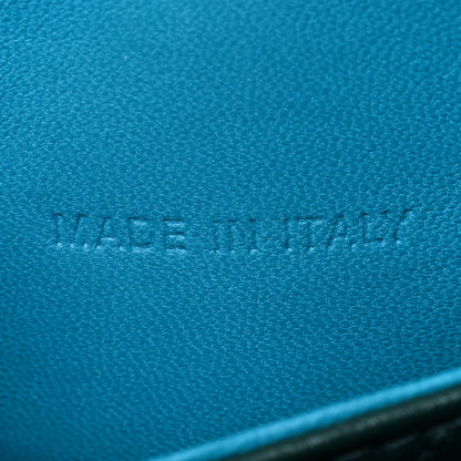 Christian Dior Lambskin Cannage Mini New Lock Pouch Blue 6 of 12