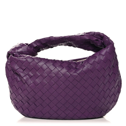 Bottega Veneta Nappa Intrecciato Teen Jodie Hobo Eggplant 1 of 11