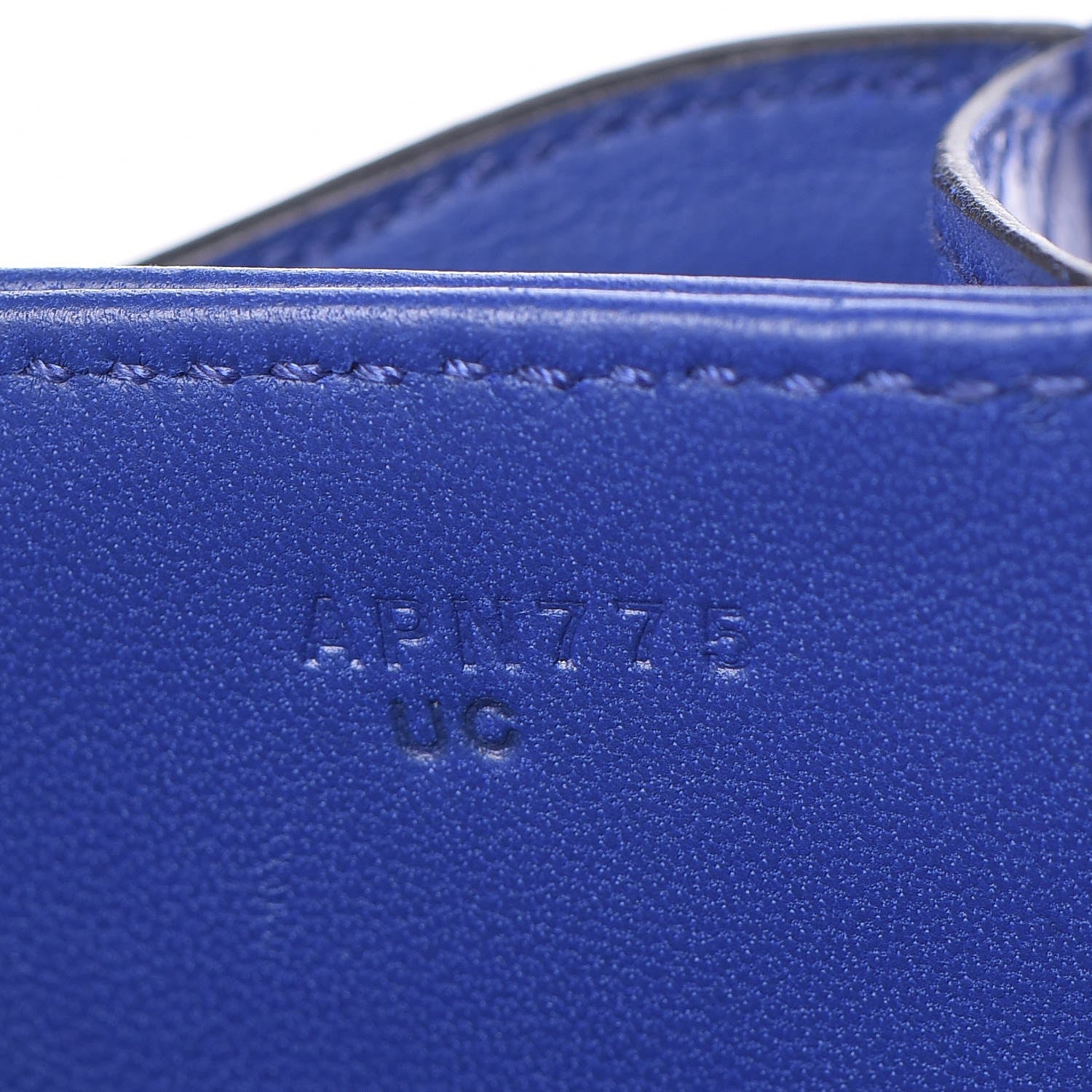 Hermes Shiny Alligator Constance 18 Bleu Electrique 9 of 18