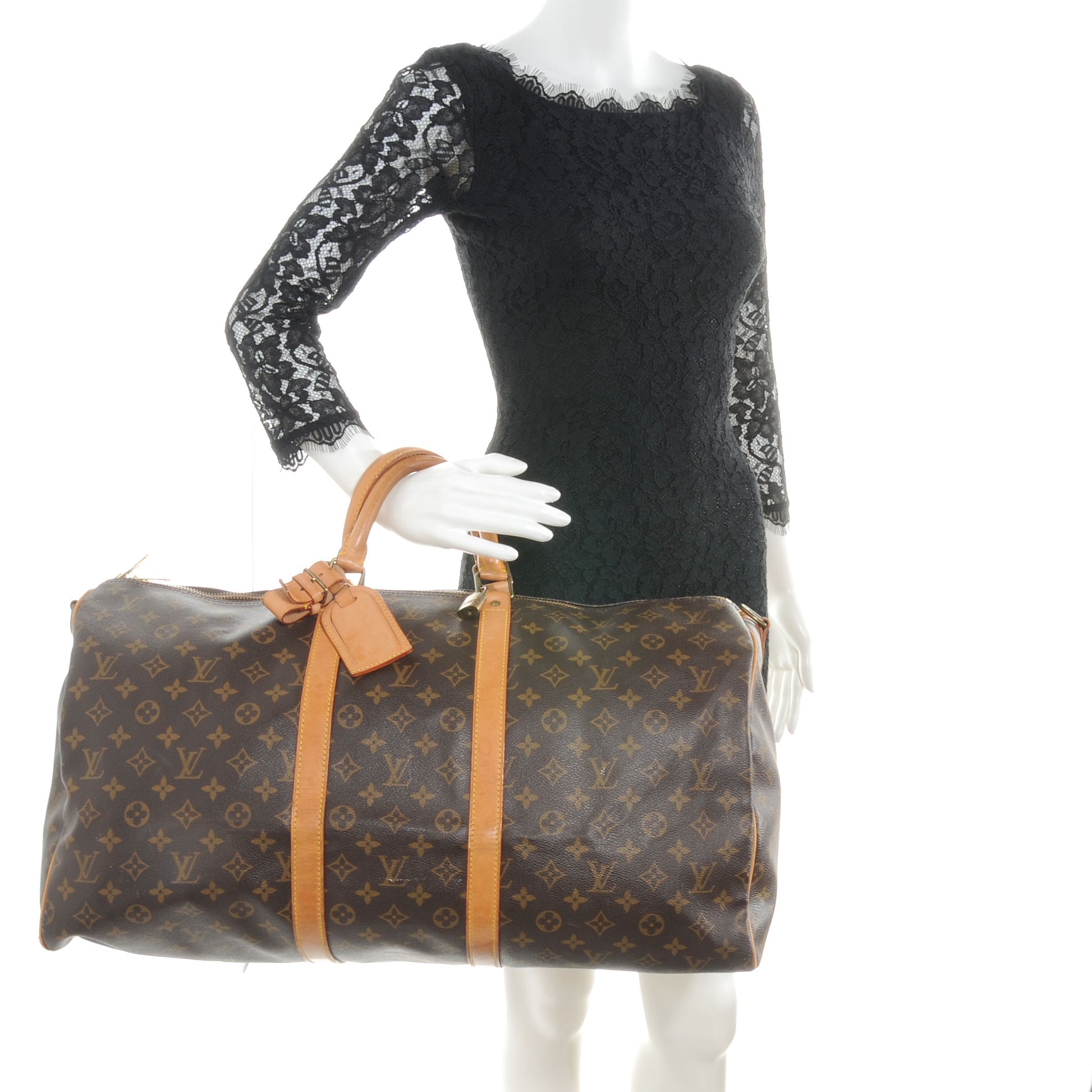Louis Vuitton Monogram Keepall Bandouliere 55 2 of 10