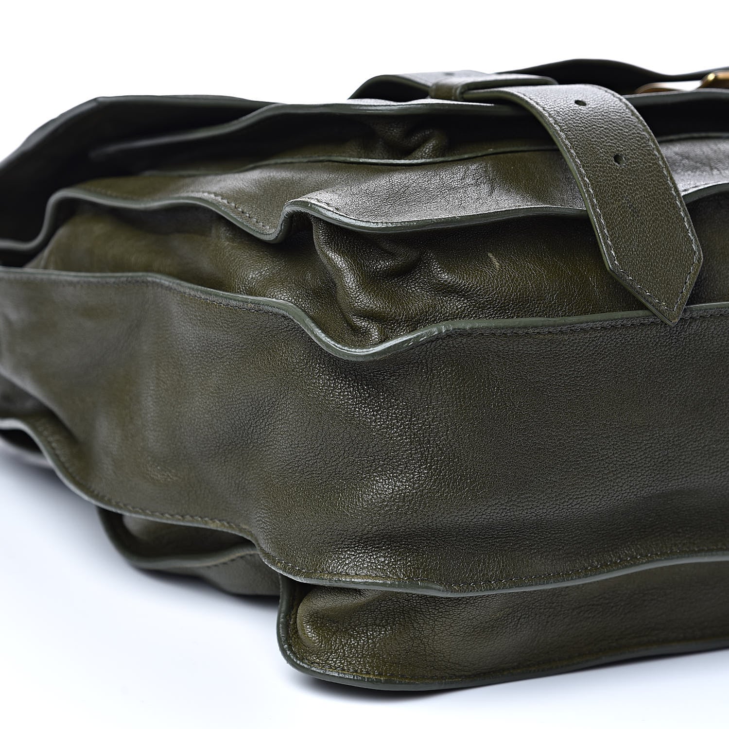 Proenza Schouler Lambskin Large PS1 Satchel Military 8 of 11