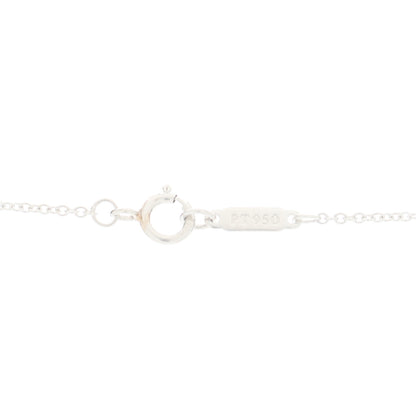 Tiffany Platinum Diamond Mini Paper Flowers Cluster Pendant Necklace 4 of 5