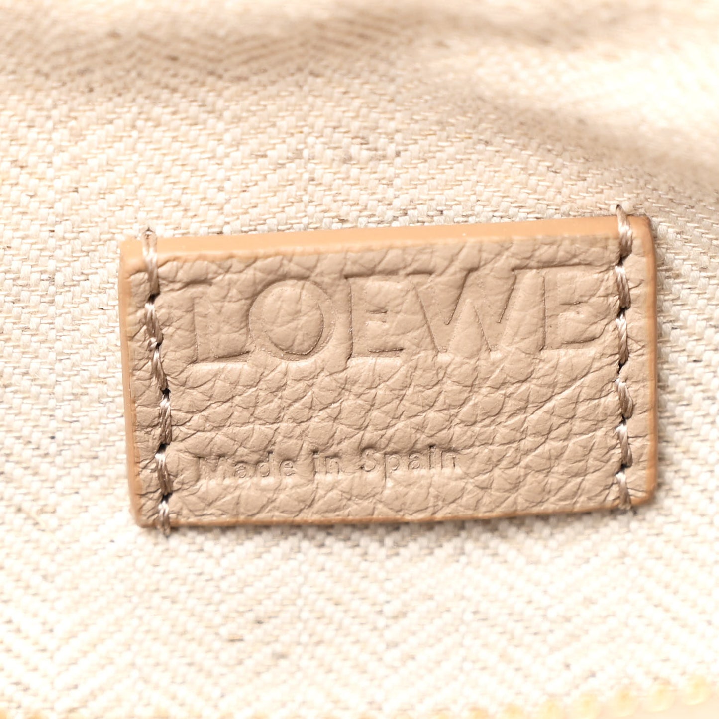 Soft Grained Calfskin Medium Puzzle Edge Bag Sand